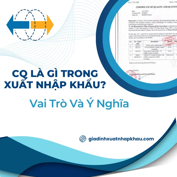 CQ Là Gì Trong Xuất Nhập Khẩu? Vai Trò Và Ý Nghĩa