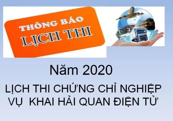 Thi chứng chỉ nghiệp vụ hải quan năm 2020