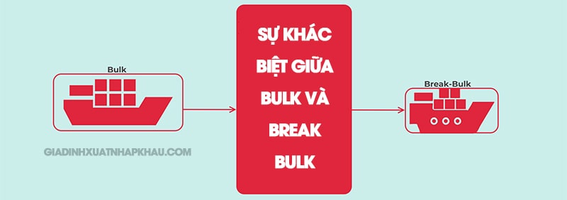 Sự khác biệt giữa Bulk và Break Bulk